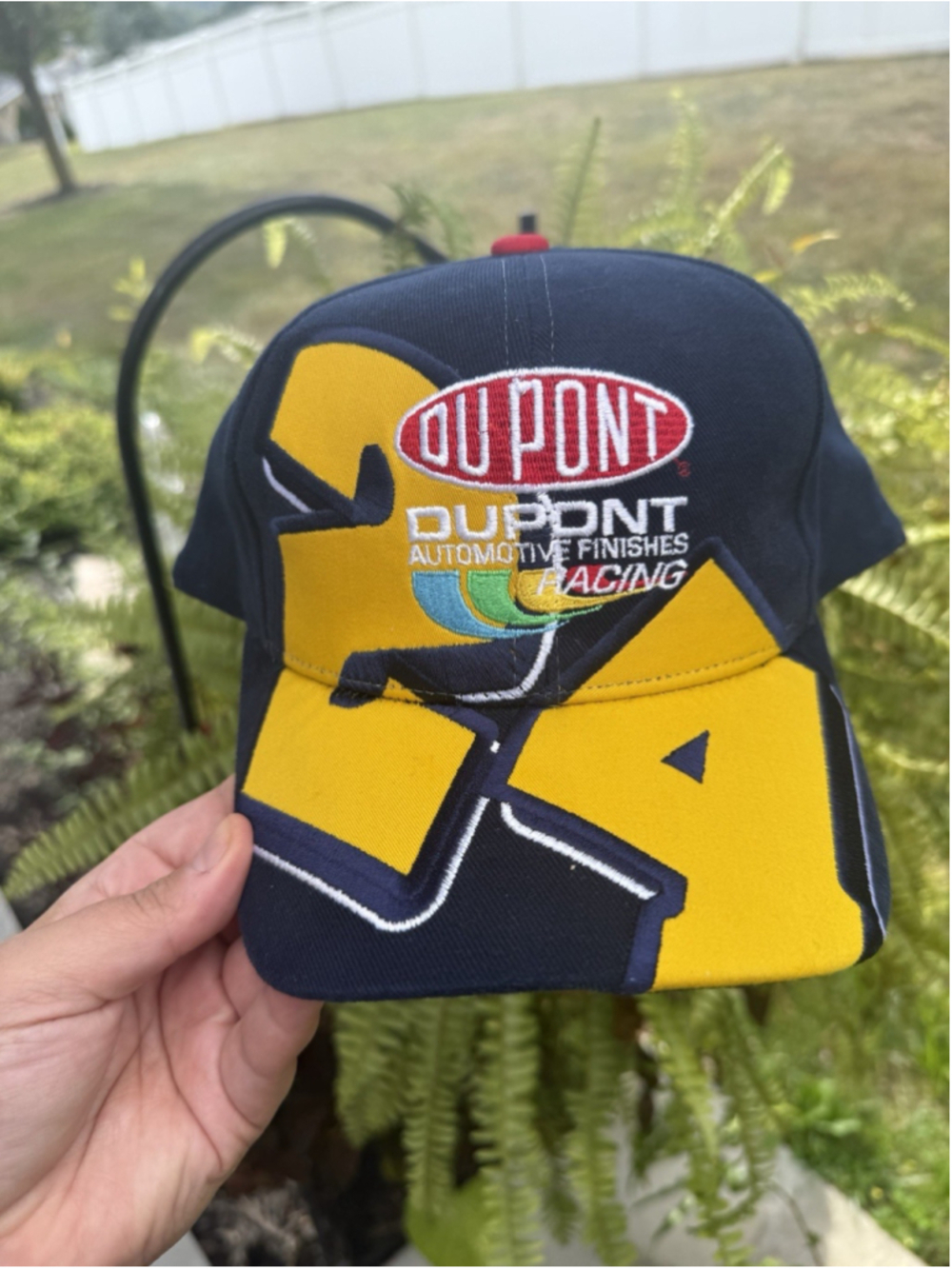 Vintage DuPont Racing Jeff Gordon Nascar SnapBack Hat Cap Chase Authentics 24